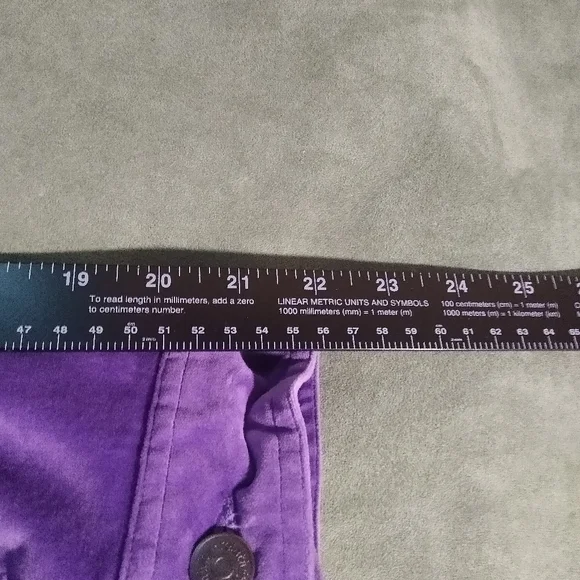 Purple "Velvet" Jacket Trucker Profile Size Large Brand Is (r)relativity EUC - Picture 11 of 13